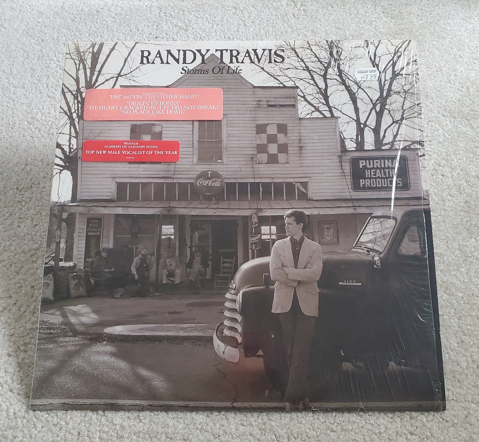 Randy Travis Vinyl Storms Of Life lp 1986 Original '9 Etsy