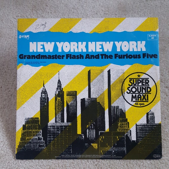 Grandmaster Flash and the Furious Five 12' Single with Original Record  Company