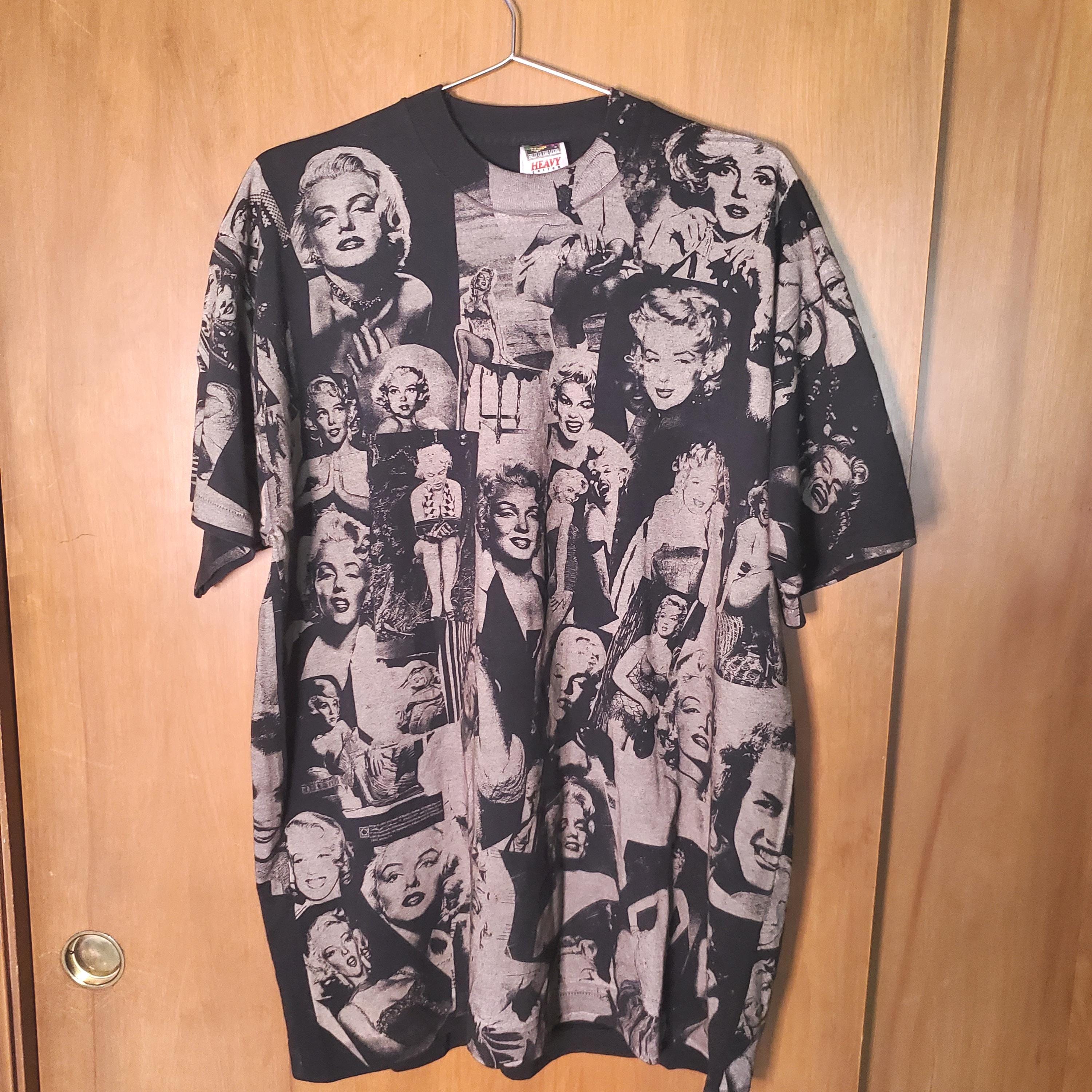 Vintage 1995 Marilyn Monroe All-over-print Tee (XXL) - Etsy