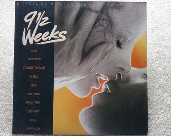 Vinyl 9 1/2 Weeks Original Motion Picture Soundtrack Lp - 1986 Original 'SV-12470' VG+/VG+ Devo, Eurythmics - Free Shipping