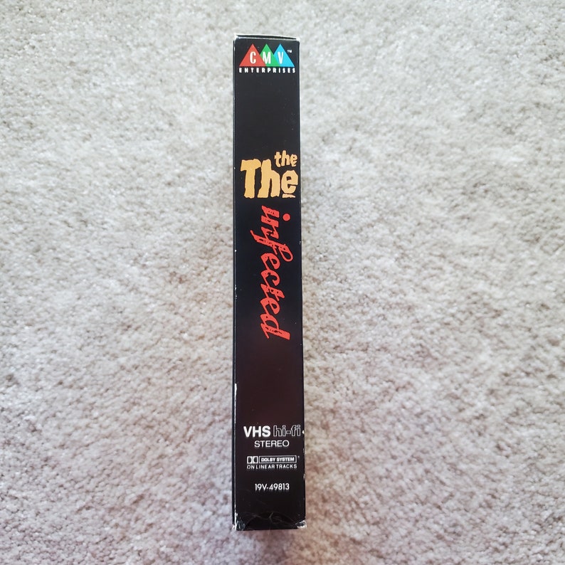 The Infected Lettering The the - Infected VHS 1987: Rare Music Video Film - Etsy