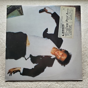 Vinyl David Bowie Lodger Lp 1979 Original NM/VG w/ Inner, Front Postcard Sticker, Brian Eno Free Shipping image 1