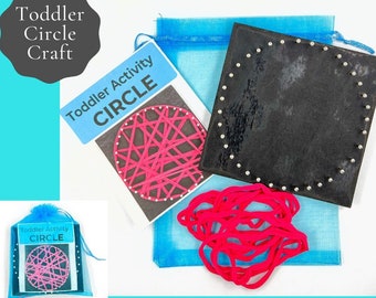 Circle Busy Block | Toddler Shape Activity, Fine Motor Skills
