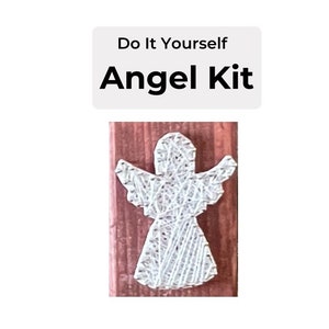 Angel String Art Craft Kit | Christmas Craft Kit | Christmas Activity | Christmas Fun | Angel Photo Display