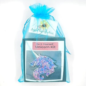 Unicorn String Art Kit for Kids | Kid Craft Kits | Gift for Creative Kids | Unicorn Craft Kit for Kids | Unicorn Room Decor