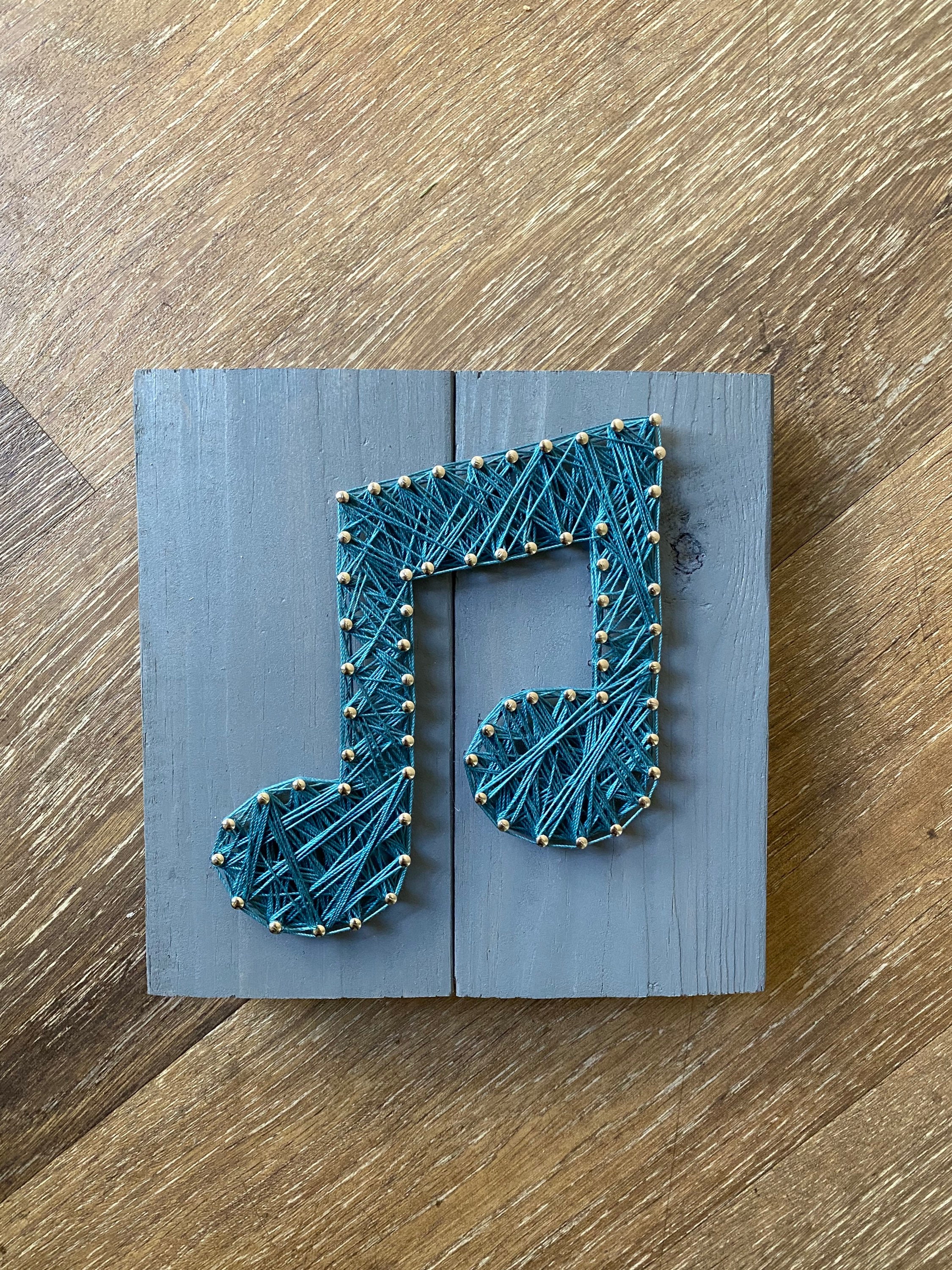 Music Note String Art Sign, Music Room Decor, Classroom Decor, Music ...