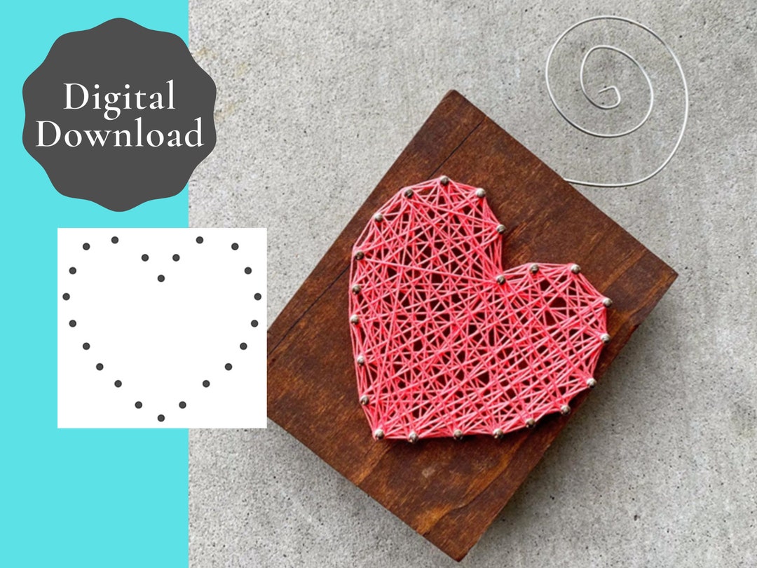 String Art Heart Pattern - wide 3