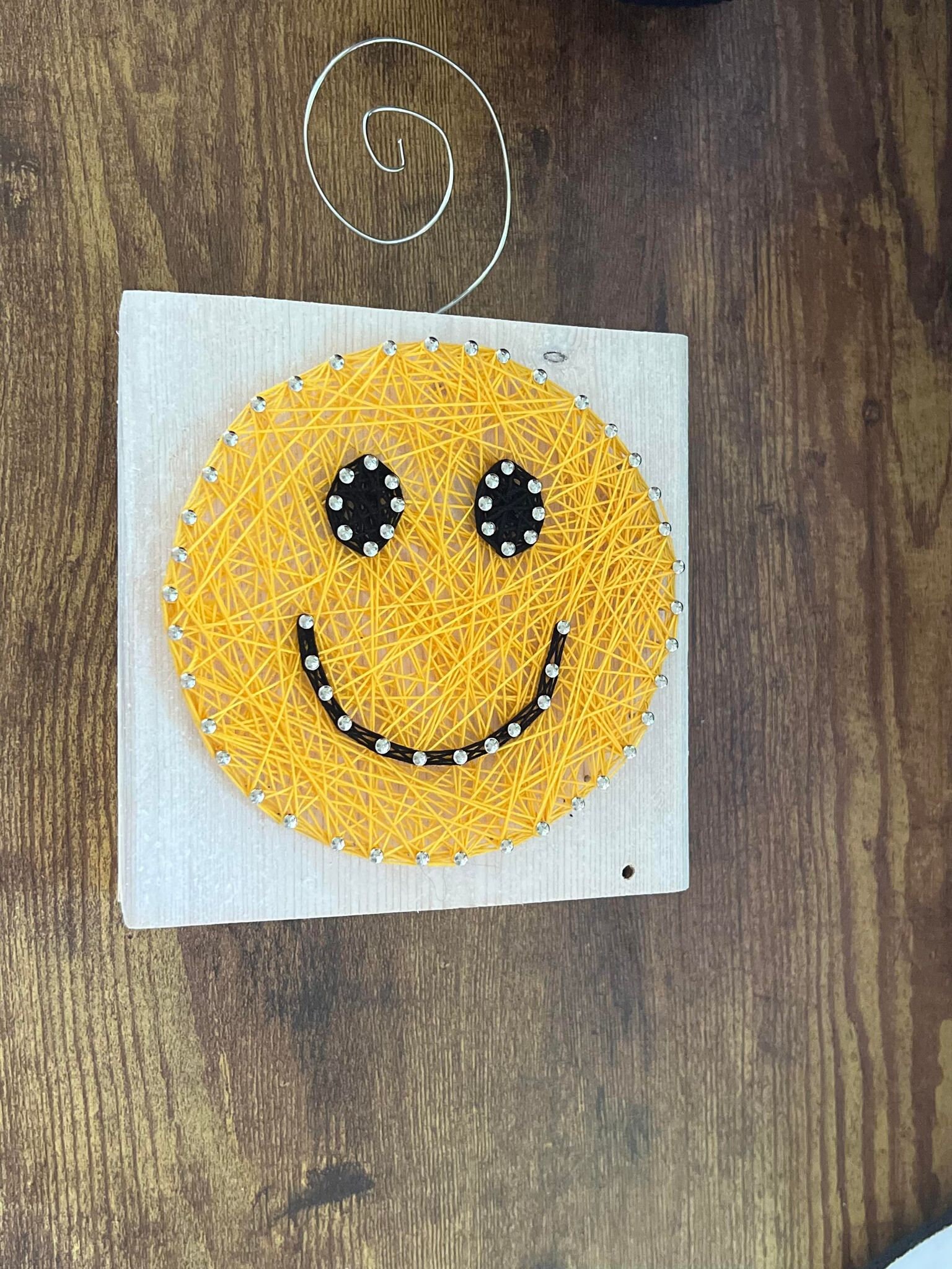 Smiley Face String Art DIY Kit Smiley Face Craft Kit - Etsy