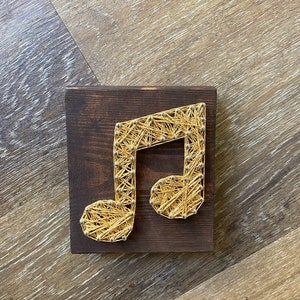 Music Note String Art Sign, Music Room Decor, Classroom Decor, Music ...
