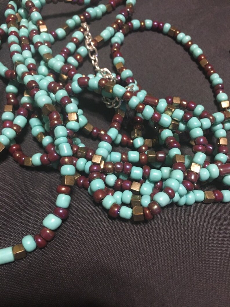 tie on Waist bead set adjustable