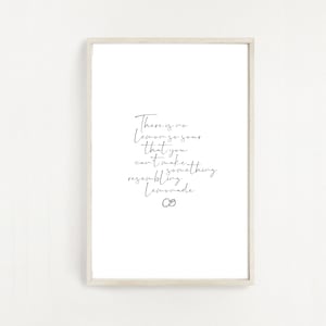This Is Us - There Is No Lemon So Sour Print | Digital Download
