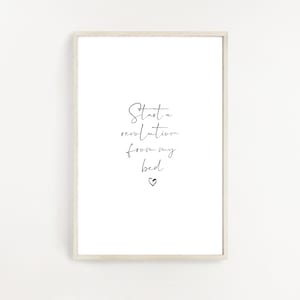 Start a Revolution Lyrics Print: Oasis Inspired Wall Art (Digital Download)