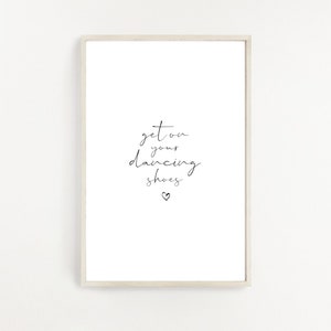 Get On Your Dancing Shoes Arctic Monkeys Lyrics Print | Digital Download