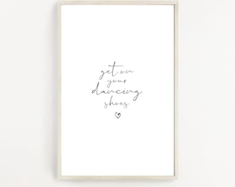 Get On Your Dancing Shoes Arctic Monkeys Lyrics Print | Digital Download