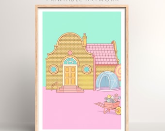 Taskmaster House Print | Digital Download