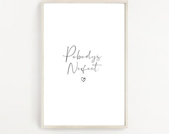 Pobody's Nerfect The Office / The Good Place Quote Print | Digital Download
