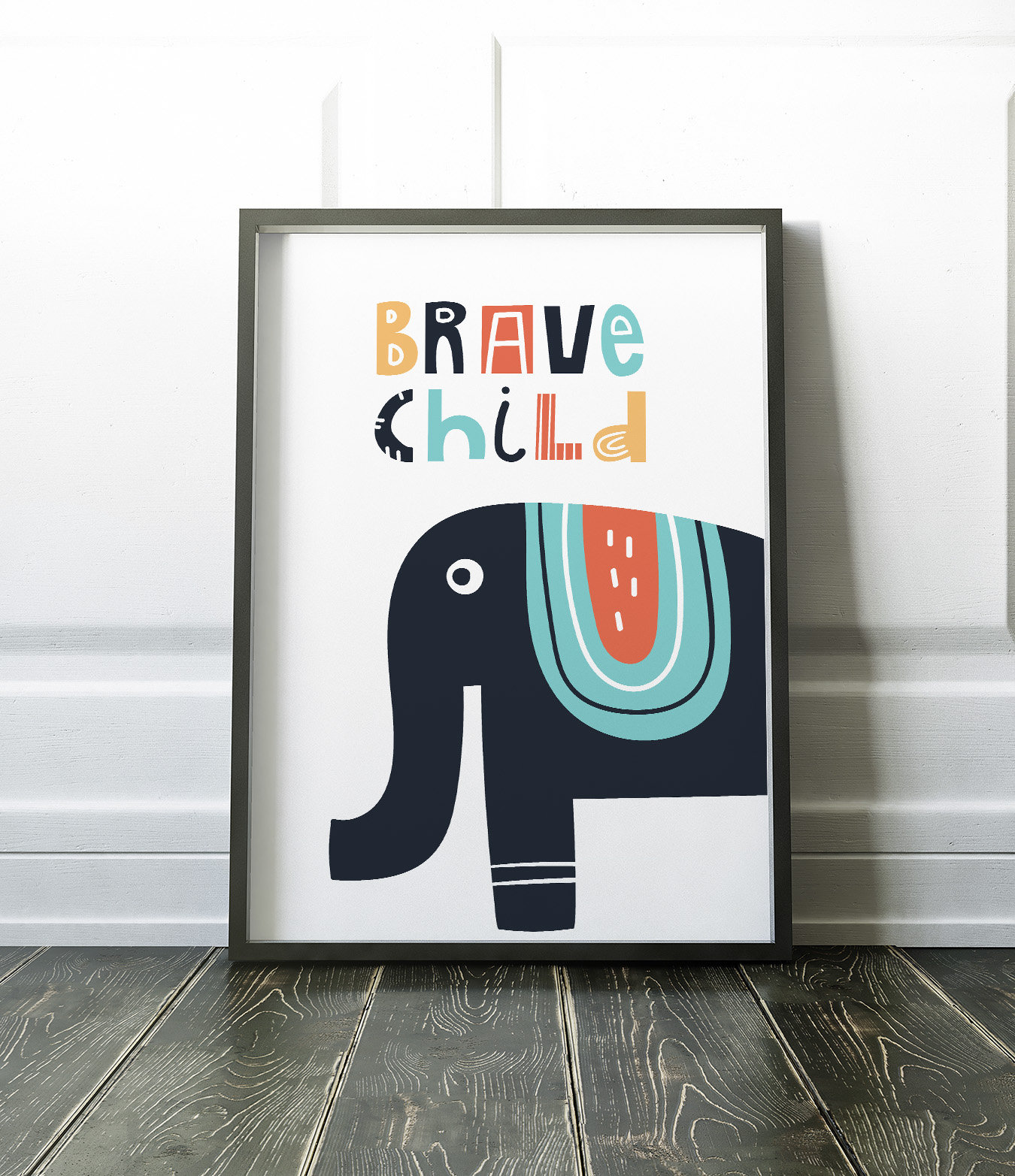 Bright Colours Boys Bedroom Wall Art Prints Set of 5 | Etsy