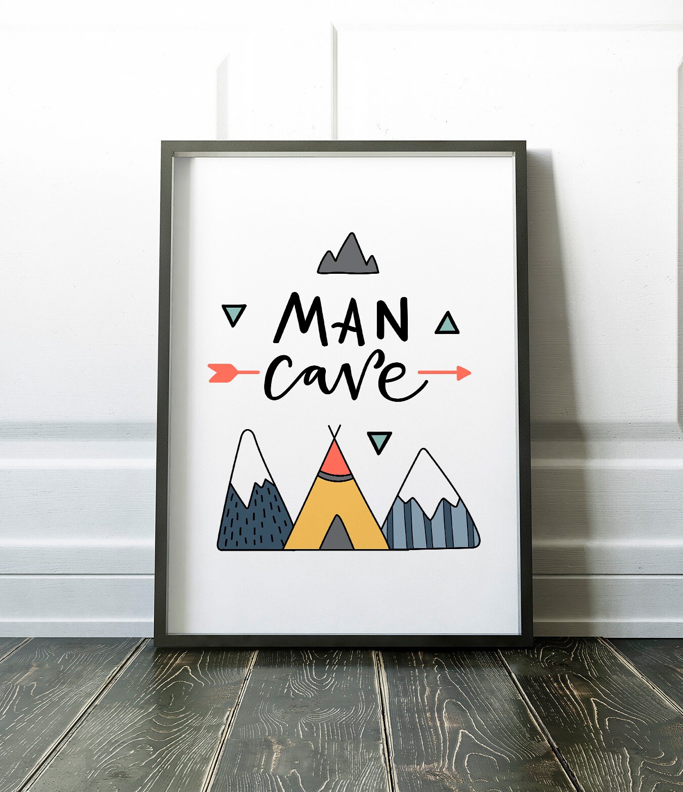 Cueva del hombre pequeño decoración del vivero del estilo | Etsy