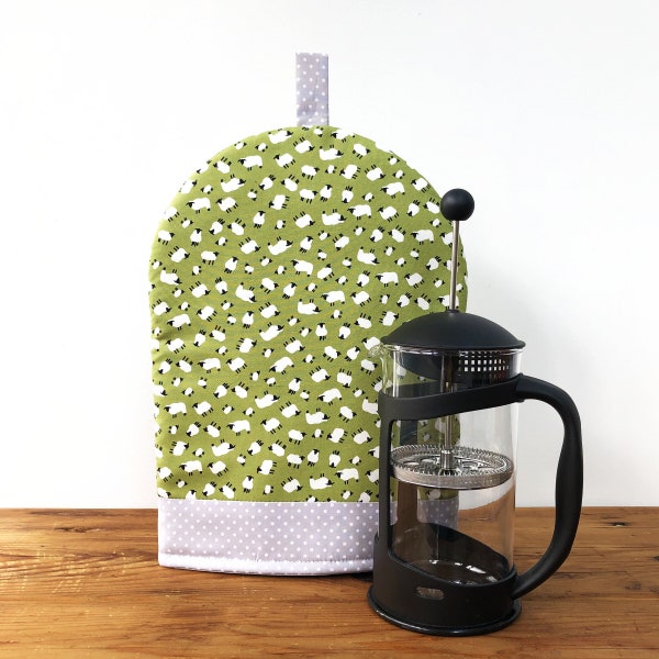 Cafetiere cosy | Sheep | Handmade cafetiere cosy | Cafetiere cozy | French press | Mother's Day