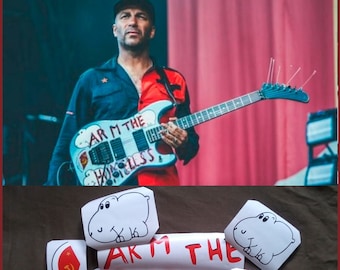 Arm the homeless guitar stickers Tom Morello vinyl decal Kramer hippopotamuses