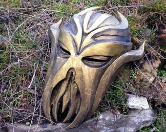 Skyrim Dragonborn Miraak Morokei Konahrik Dragon Priest Mask Miraak&#39;s mask Inspired Wearable cosplay Birthday gift