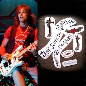 Guitar stickers Warren DeMartini Ratt signature USA decal