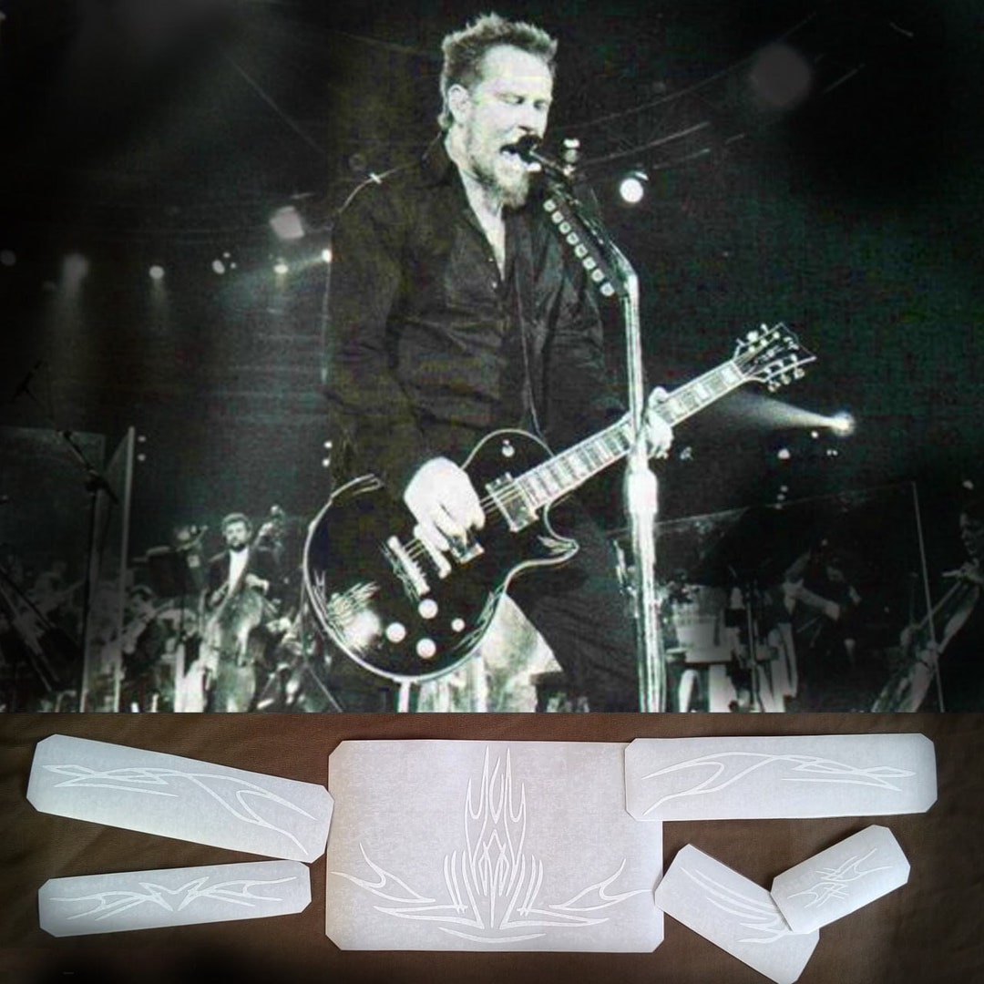 James Hetfield Pinstripe Stickers ESP Eclipse JH-3 Vinyl Decal - Etsy