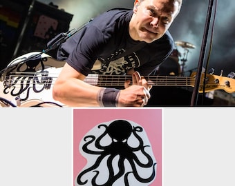 Octopus sticker Bass Mark Hoppus vinyl decal Blink-182