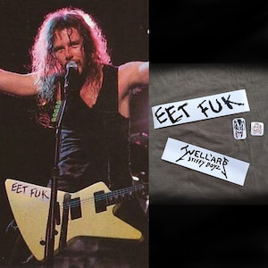 James Hetfield EET FUK Gitarren-Aufkleber Well’ard Stiffy Boyz Esp Entdecker MX220