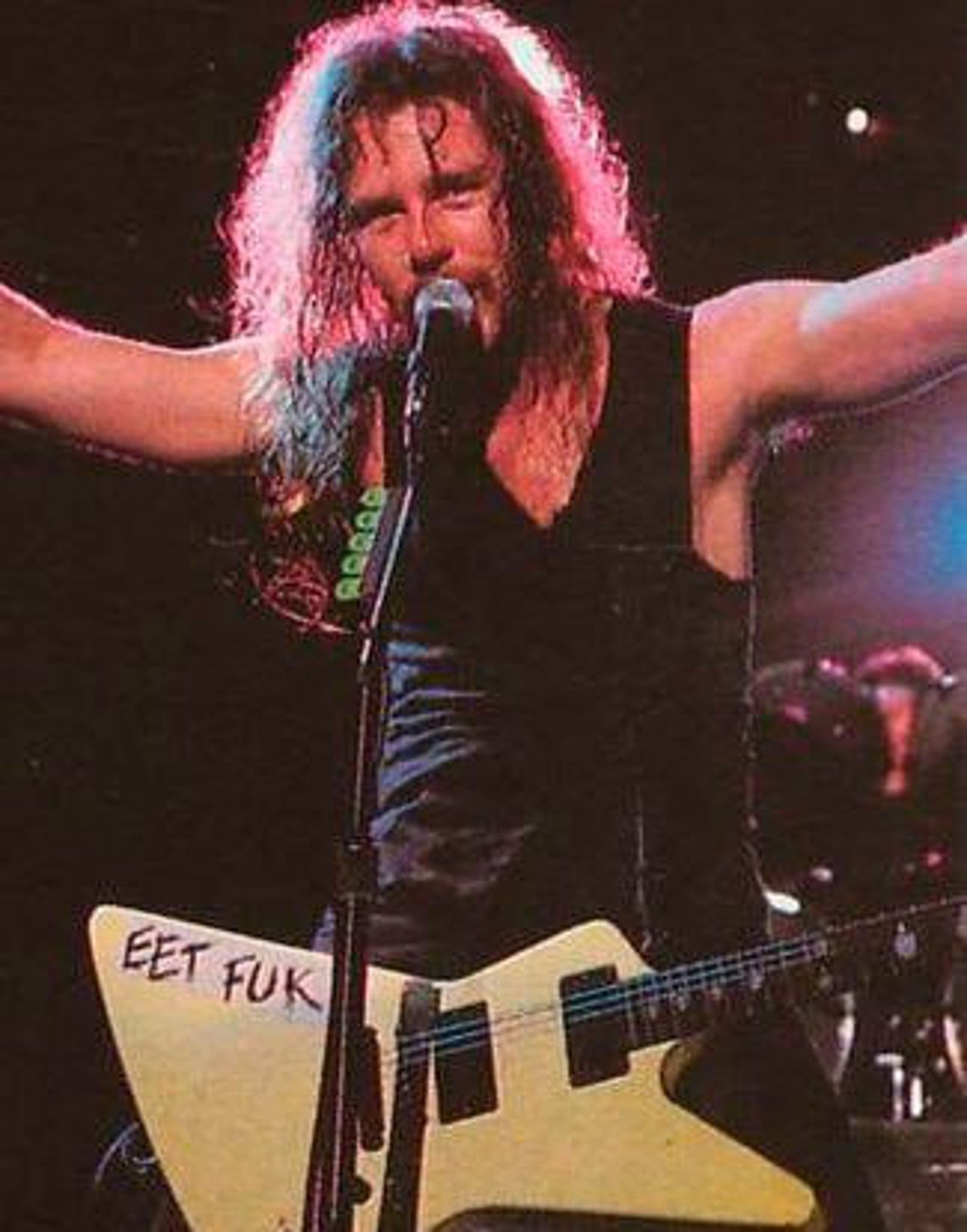 EET FUK Guitar Stickers James Hetfield ESP Explorer MX220 Plus Etsy