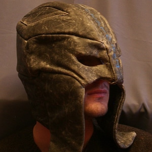 The Elder Scrolls Skyrim Gray Fox Mask glowing runes Inspired Wearbale cosplay Christmas Birthday gift