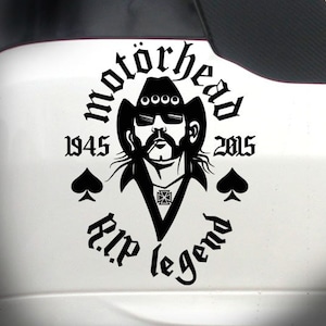 Lemmy Kilmister sticker Motörhead vinyl Decal