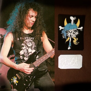 Zorlac Kirk Hammett guitar stickers ESP MM270