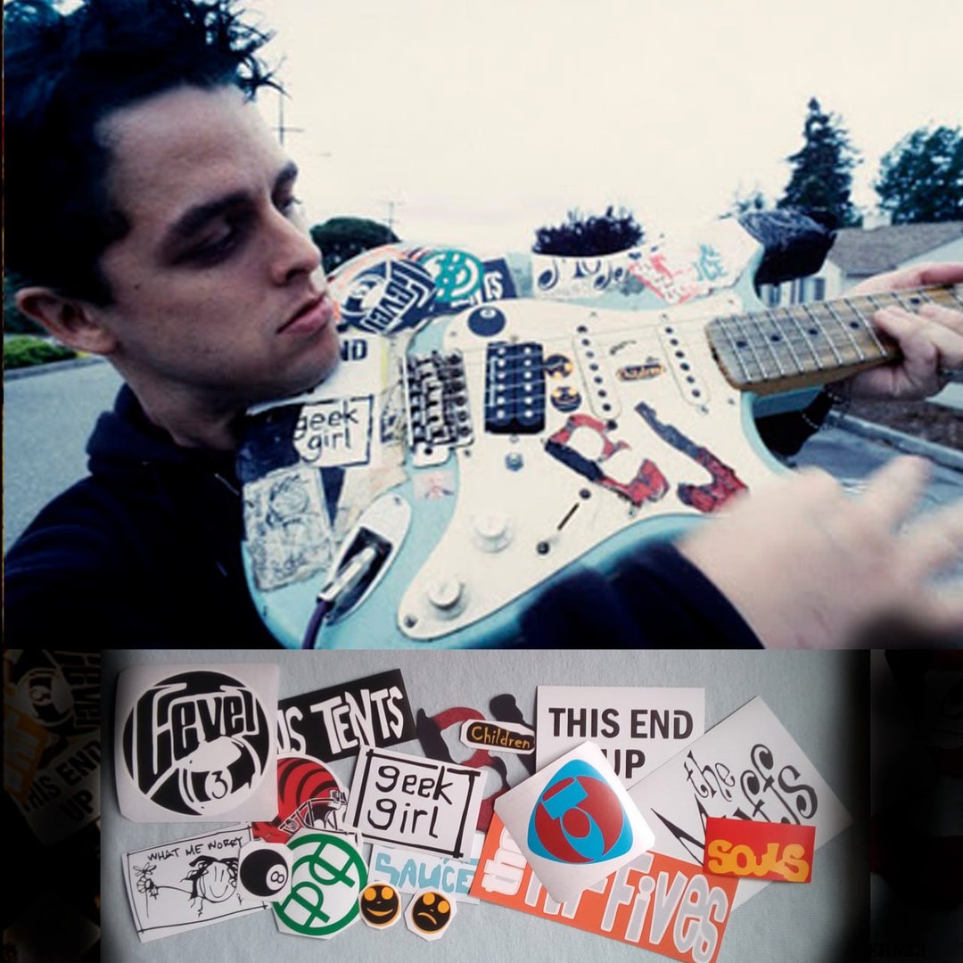 BJ 1996 ギター ステッカー パンクロック ビニール デカール。セット