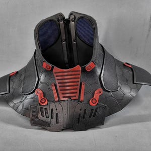 Neck piece for Redhood chest armor v2 Cosplay costume
