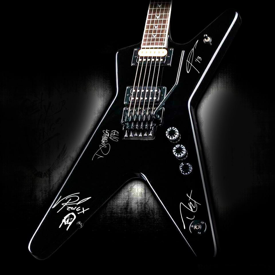 サイン入りステッカー ダイムバッグ・ダレル、フィリップ・アンセルモ