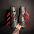 Red hood bracers (gauntlets) for cosplay product logo