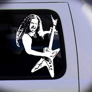 Dimebag Darrell Porträt Auto Aufkleber Vinyl Aufkleber ohne Hintergrund