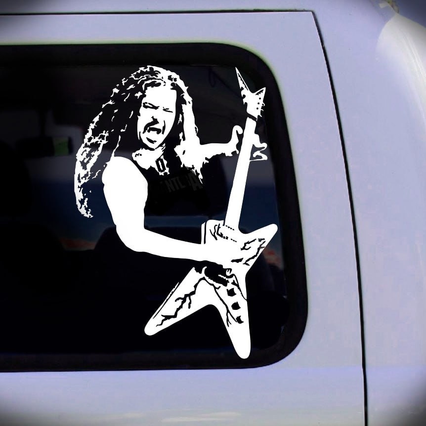 Dimebag Darrell Razor Necklace Graphic T-Shirt Sticker for Sale by  Nocturnal Prototype™