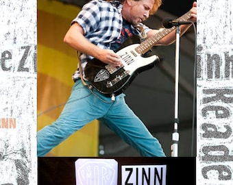 ZINN guitar stickers Eddie Vedder vinyl decal Fender Telecaster