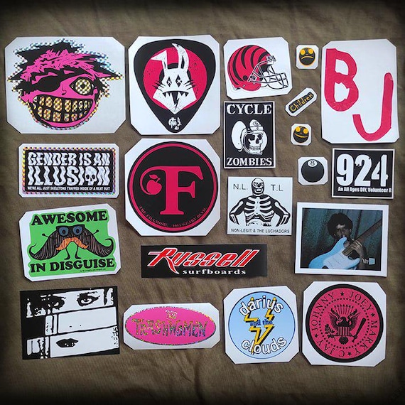 joe jaebumステッカー Guitar Stickers BJ 2023-2024 Version “blue” Fernandes Decal