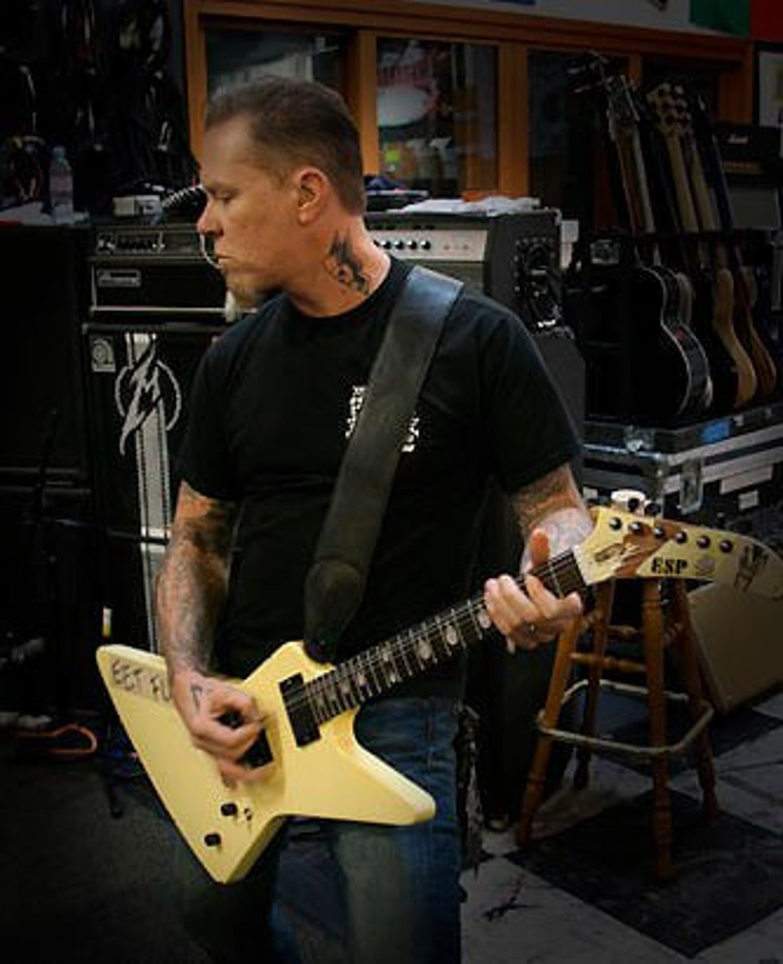 EET FUK Guitar Stickers James Hetfield ESP Explorer MX220 Plus Etsy