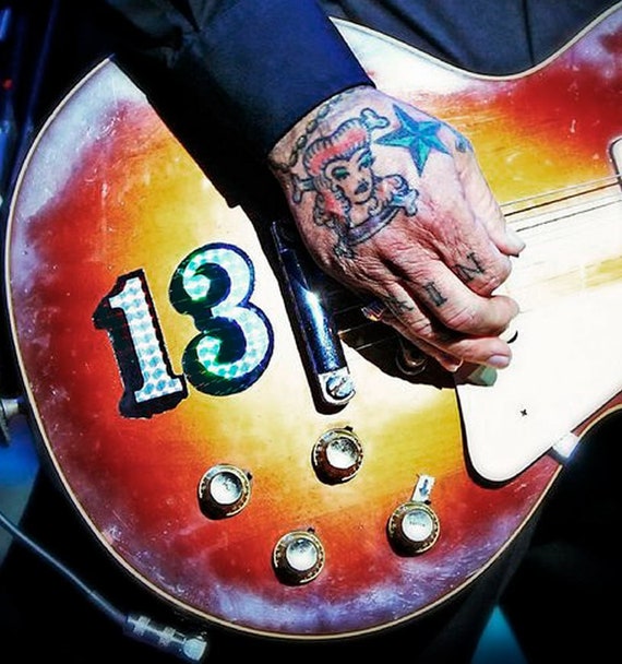 Mike Ness “13” Guitar Stickers Gibson Vinyl Social Distortion Plus