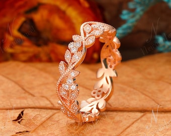 Womens vine deals wedding band