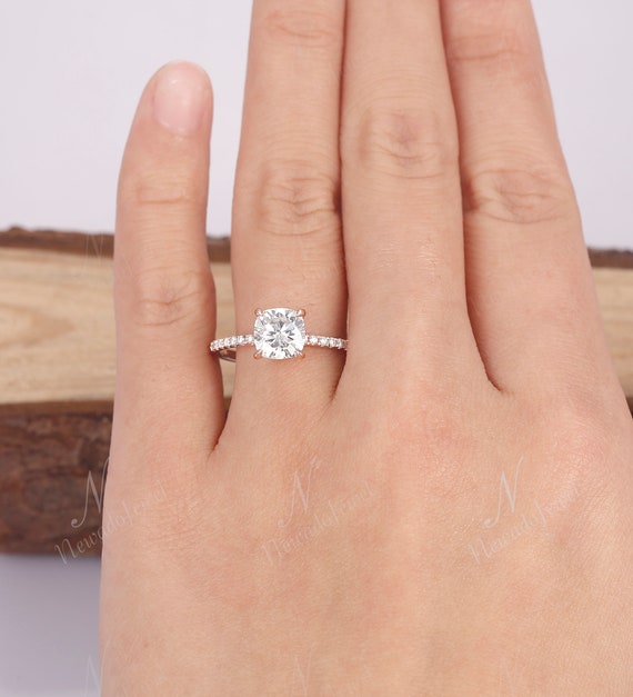 Half carat cushion cut diamond clearance