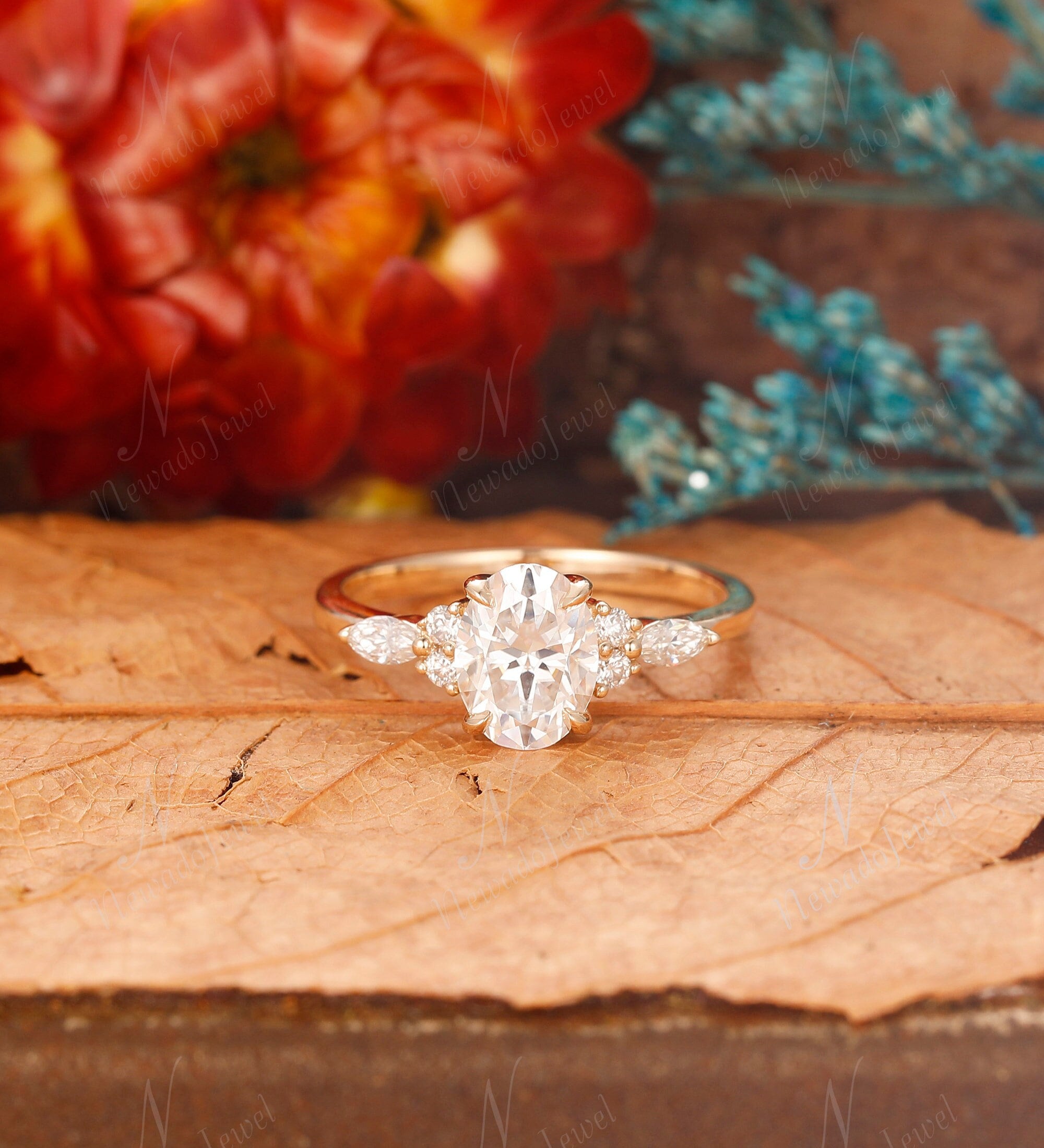 Vintage sale oval ring