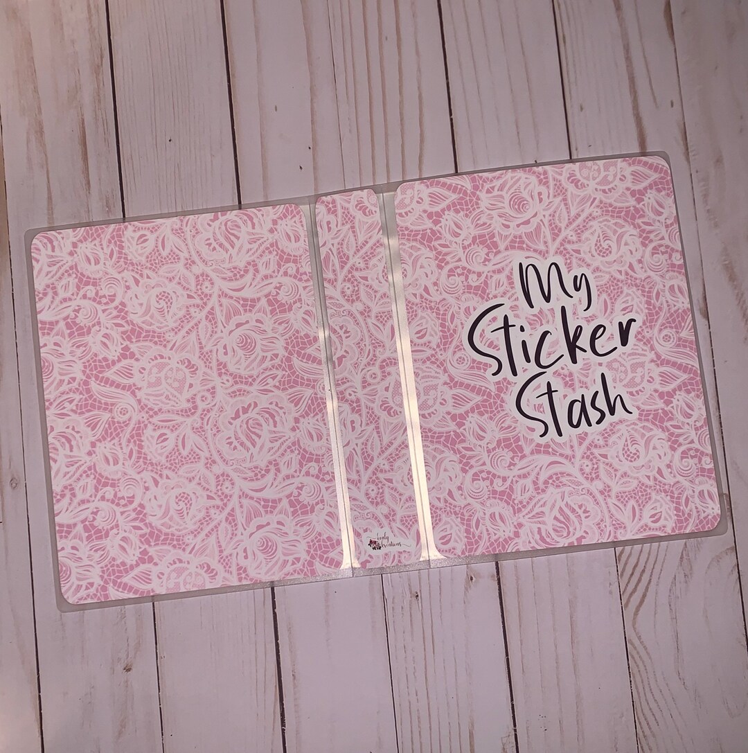 Large Sticker Album Sticker Storage Sticker Sheet Storage Etsy