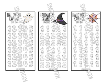 A6-uitdagingen voor Halloween-besparingen: minitrackers (digitale download)