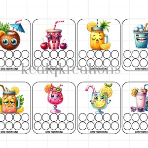 Digital Download, Tiny savings challenges, fun summer drinks challenges, tinies, tiny challenges, tiny Tuesday, mini savings challenges
