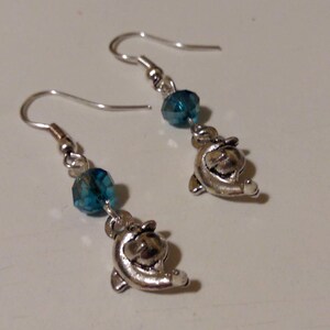 Swarovski Dolphin Earrings